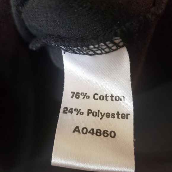 The Tog Shop Womens Mock Neck Velour Top Size Large Black - Picture 5 of 10